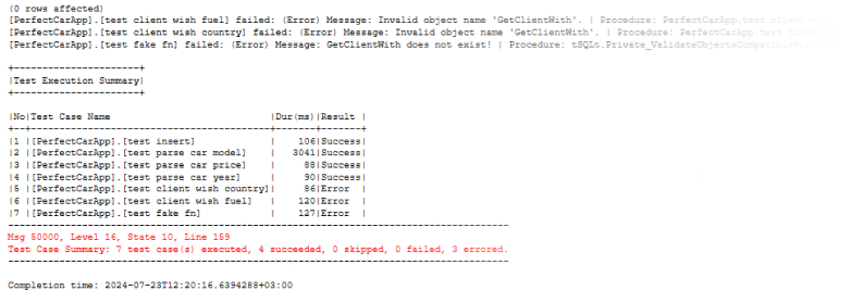 Database Unit Testing Framework for SQL Server - Devcom №4