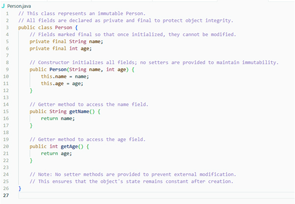 Follow OOP principles 1